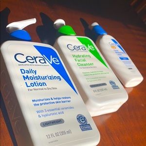 CeraVe skincare products!